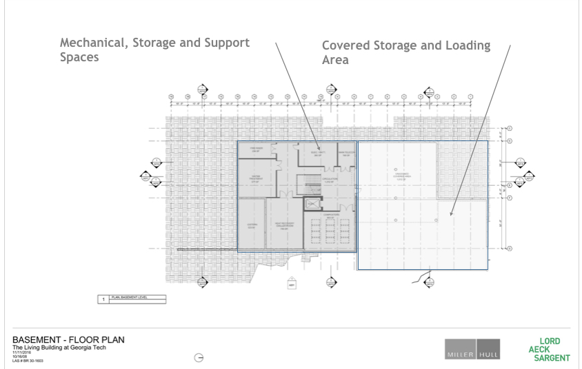 Tech Living Building schematic design floor plans