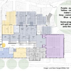 First floor plan, Living Building at Georgia Tech