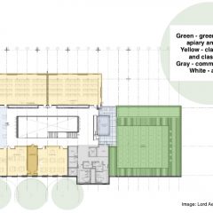 Second floor plan, Living Building at Georgia Tech